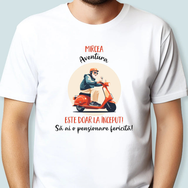 Numele Și Semnătura: Aventura Este Doar La Început - Tricou Pentru Bărbați