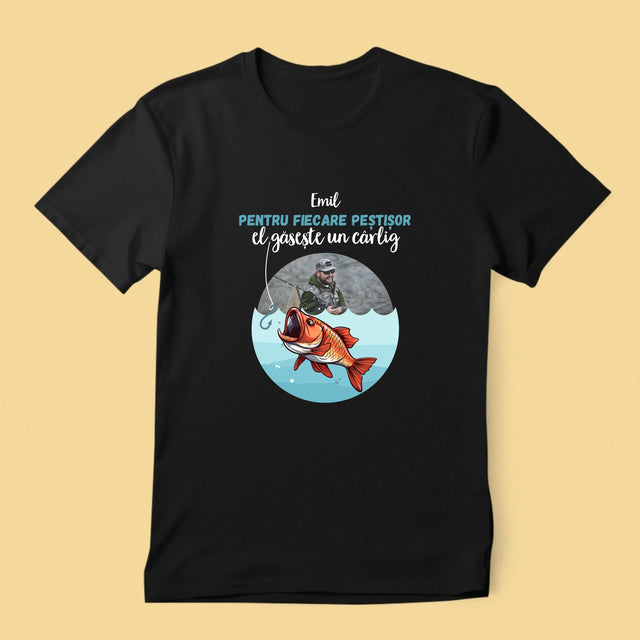 Fotografie Si Semnătură: El Găsește Un Cârlig - Tricou Pentru Bărbați