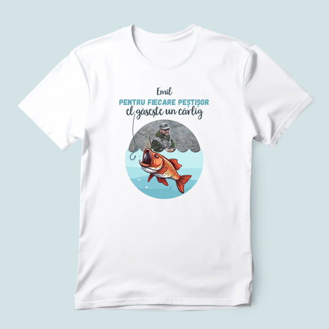 Fotografie Si Semnătură: El Găsește Un Cârlig - Tricou Pentru Bărbați