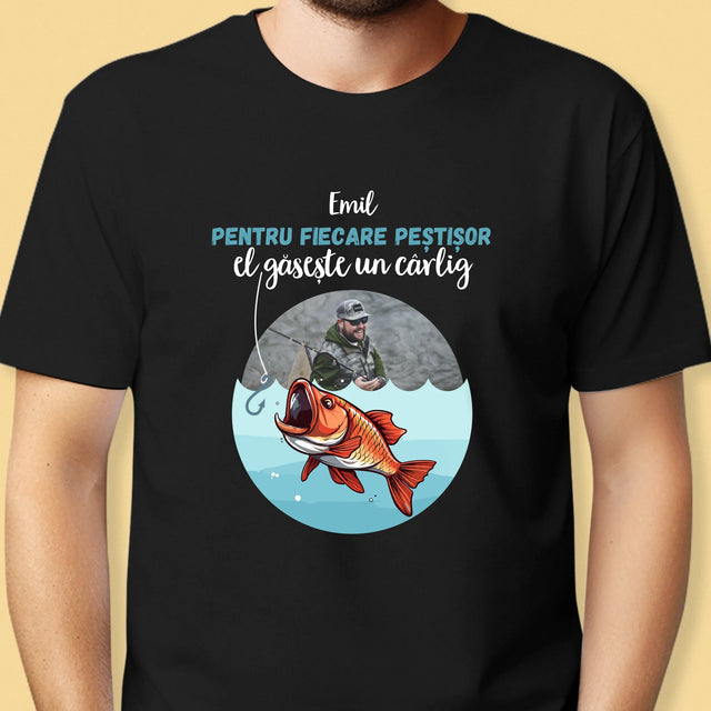 Fotografie Si Semnătură: El Găsește Un Cârlig - Tricou Pentru Bărbați