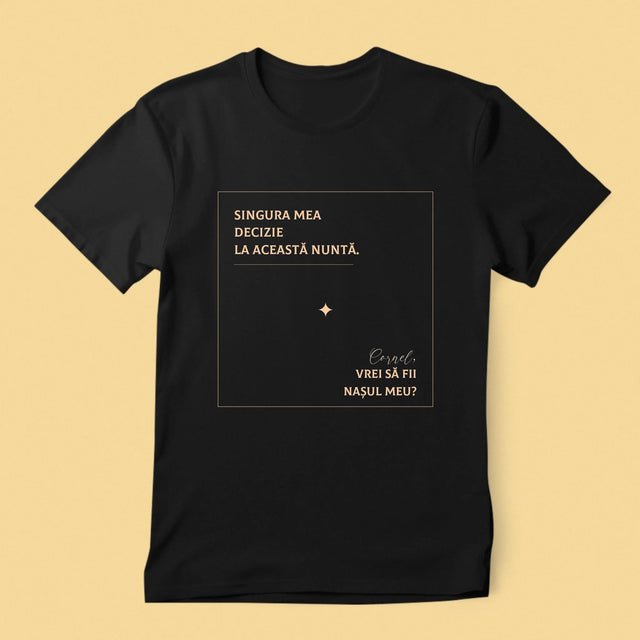 Numele Și Semnătura: Singura Mea Decizie - Tricou Pentru Bărbați