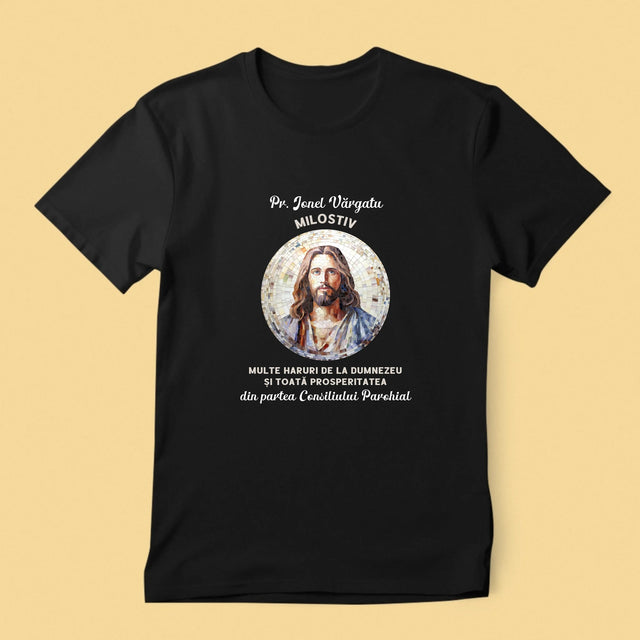Numele Și Semnătura: Un Preot Milostiv - Tricou Pentru Bărbați