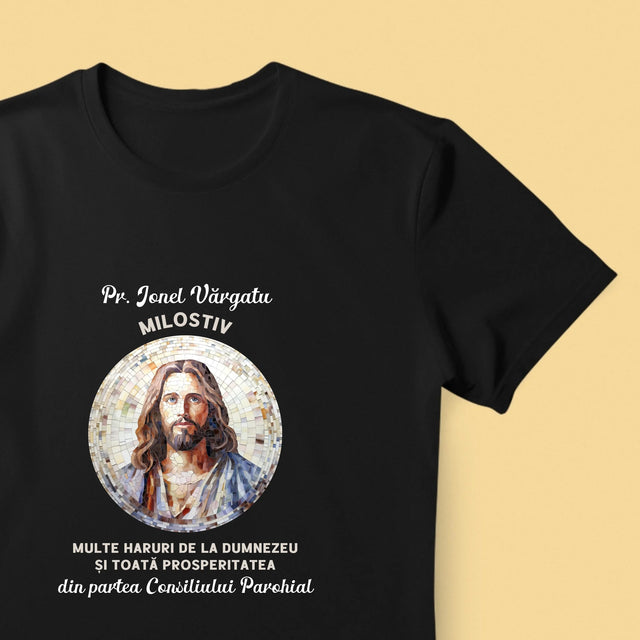 Numele Și Semnătura: Un Preot Milostiv - Tricou Pentru Bărbați