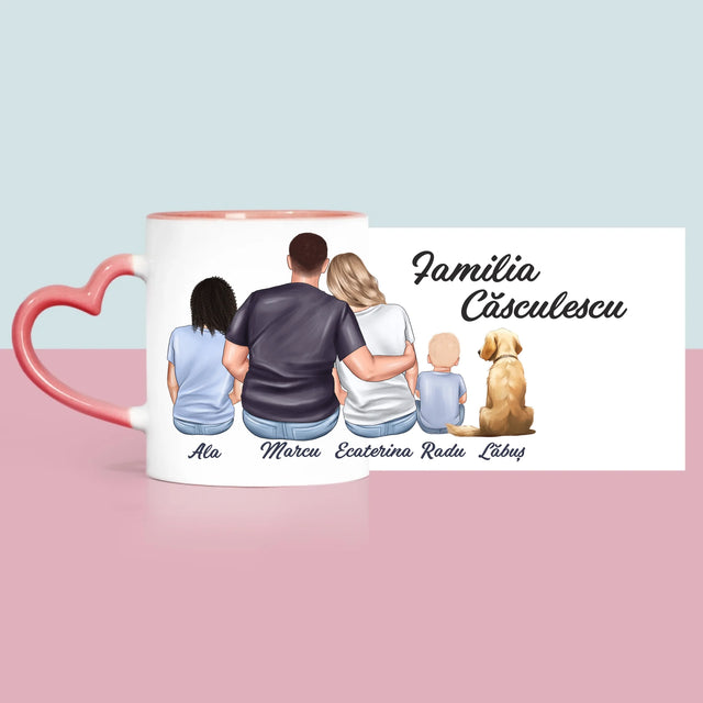 Creator De Personaj: Portret De Familie - Cană