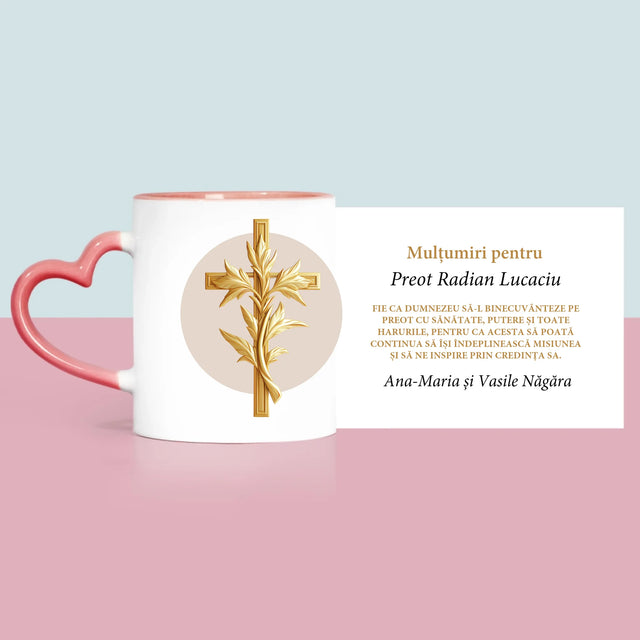 Numele Și Semnătura: Mulțumiri Pentru Preot - Cană