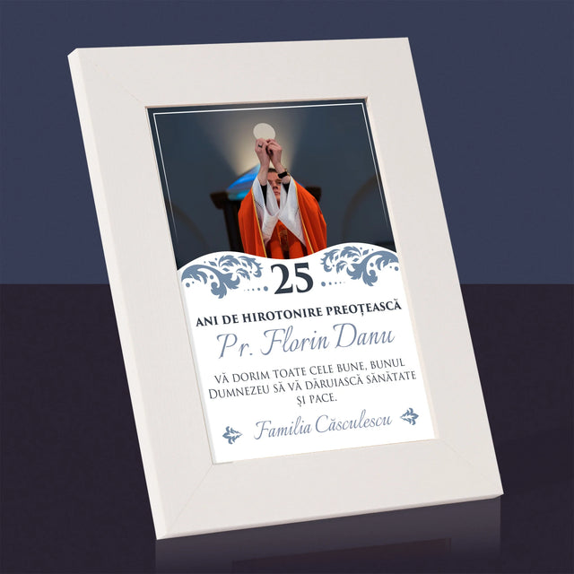 Fotografie Si Semnătură: Jubileul Hirotonirii Preoțești - Ramă Pentru Fotografii (Horizontală)