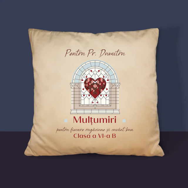 Numele Și Semnătura: Mulțumiri Pentru Rugăciuni - Pernă (Cu Fotografie)