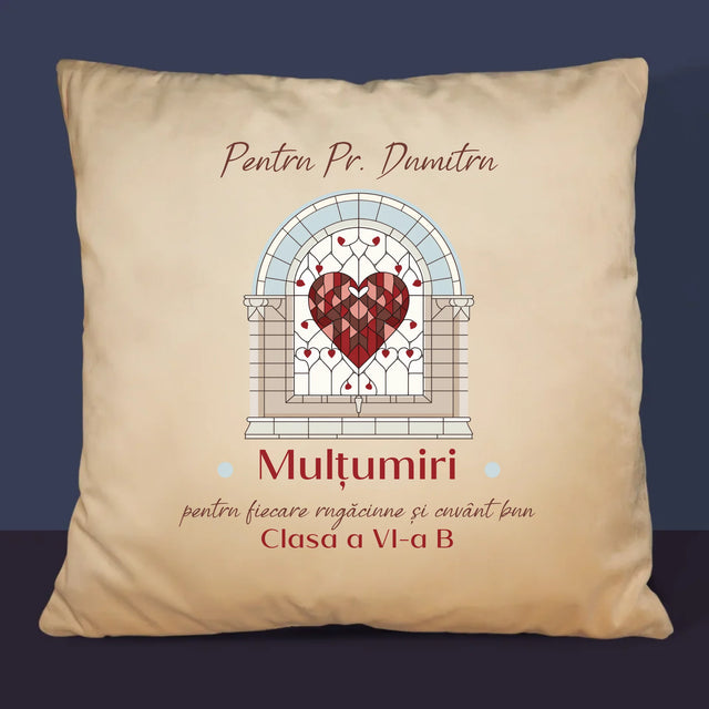 Numele Și Semnătura: Mulțumiri Pentru Rugăciuni - Pernă (Cu Fotografie)