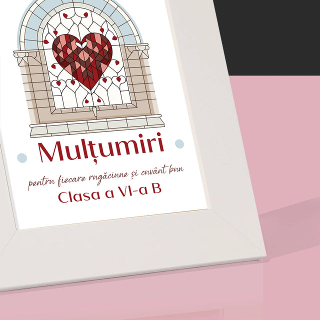 Numele Și Semnătura: Mulțumiri Pentru Rugăciuni - Ramă Pentru Fotografii (Horizontală)