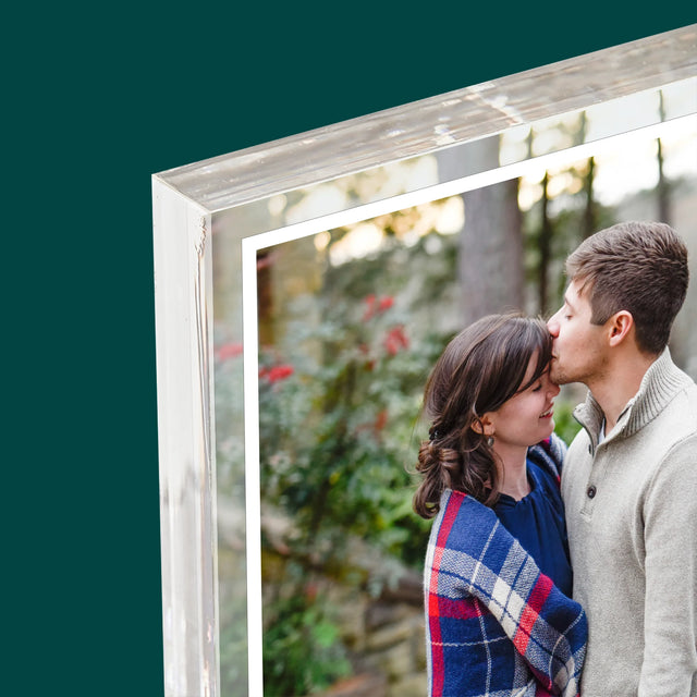 Fotografie Si Semnătură: Fotografia Ta Cu Inscripție - Bloc Acrilic