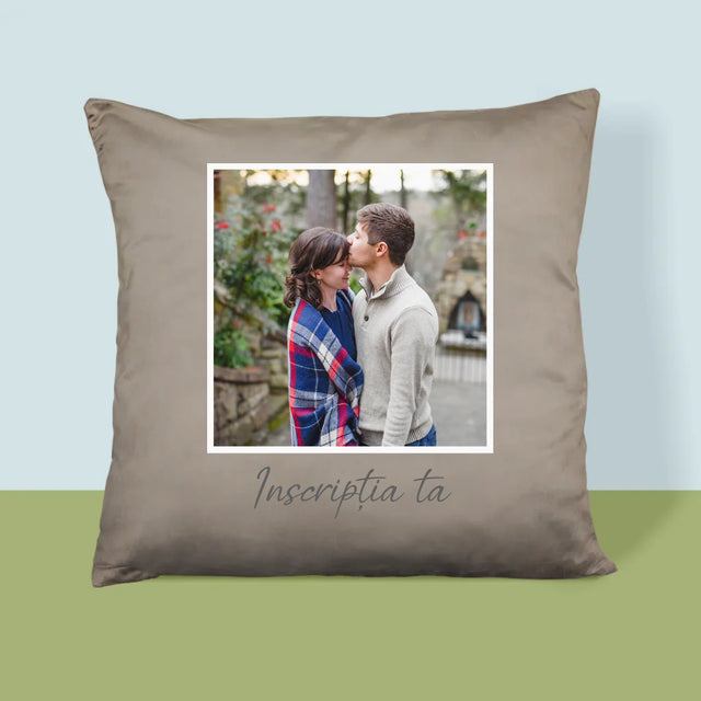 Fotografie Si Semnătură: Fotografia Ta Cu Inscripție - Pernă (Cu Fotografie)