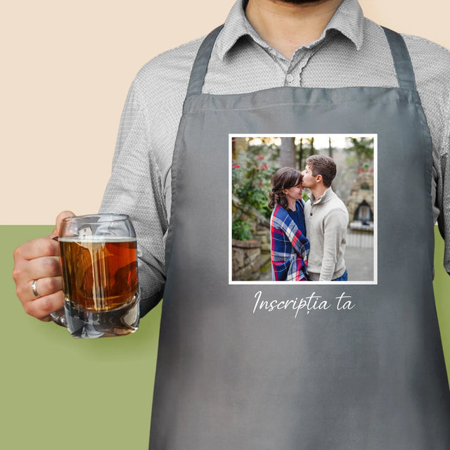 Fotografie Si Semnătură: Fotografia Ta Cu Inscripție - Șorț