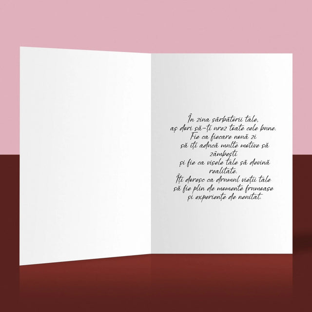 Fotografie Si Semnătură: Fotografia Ta Cu Inscripție - Card Cu Felicitări