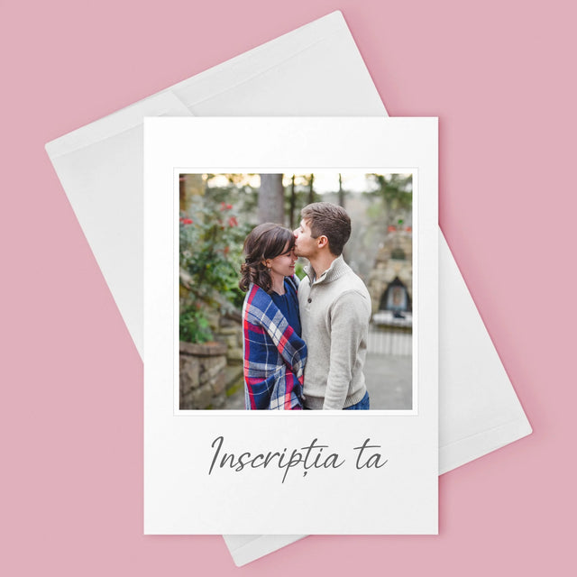 Fotografie Si Semnătură: Fotografia Ta Cu Inscripție - Card Cu Felicitări