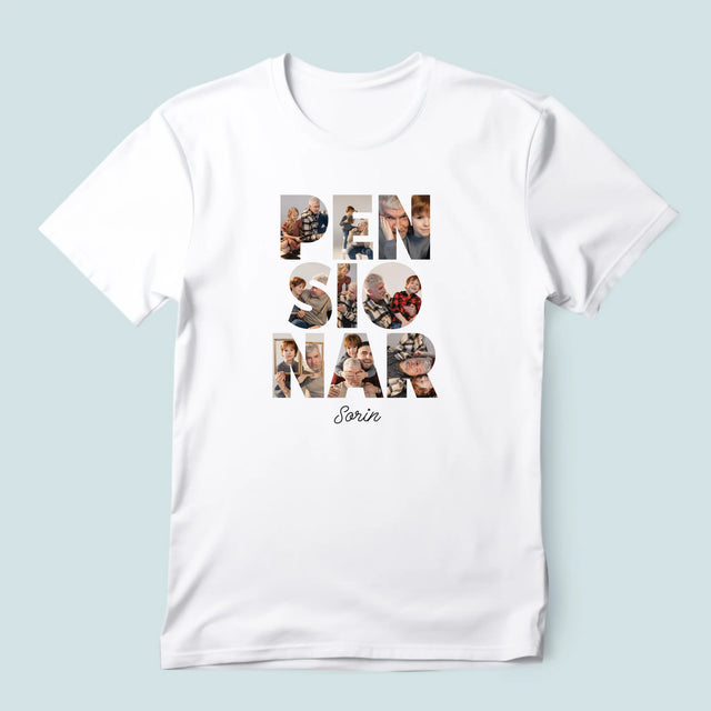 Cuvânt Din Fotografii: Pensionar - Tricou Pentru Bărbați