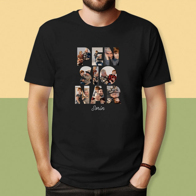 Cuvânt Din Fotografii: Pensionar - Tricou Pentru Bărbați