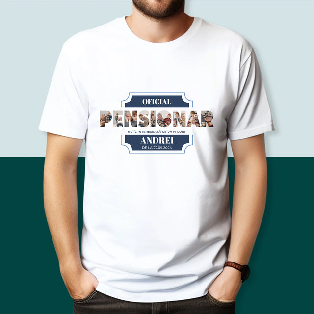 Cuvânt Din Fotografii: Pensionat Oficial - Tricou Pentru Bărbați