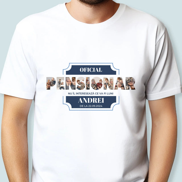 Cuvânt Din Fotografii: Pensionat Oficial - Tricou Pentru Bărbați