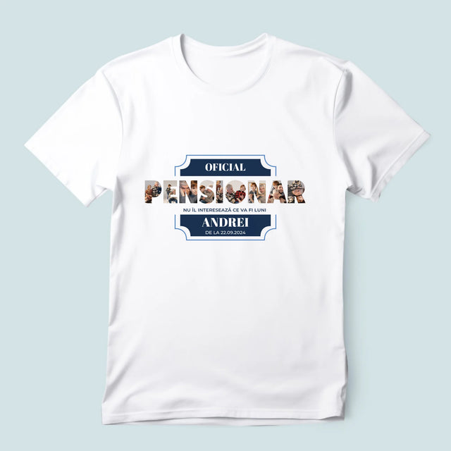 Cuvânt Din Fotografii: Pensionat Oficial - Tricou Pentru Bărbați