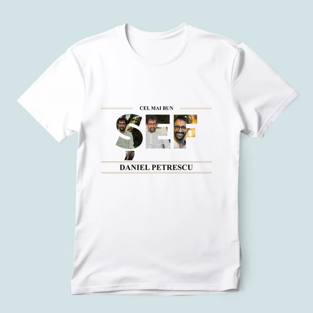 Cuvânt Din Fotografii: Cel Mai Bun Șef 2 - Tricou Pentru Bărbați