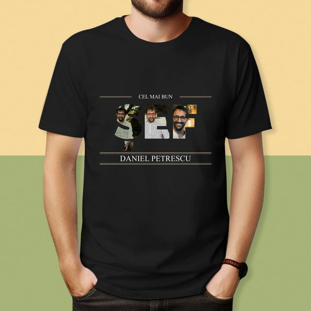 Cuvânt Din Fotografii: Cel Mai Bun Șef 2 - Tricou Pentru Bărbați