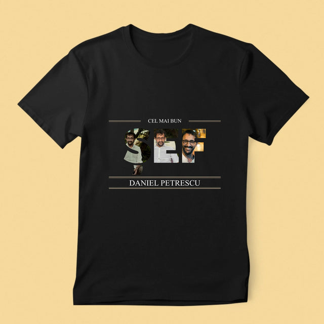Cuvânt Din Fotografii: Cel Mai Bun Șef 2 - Tricou Pentru Bărbați
