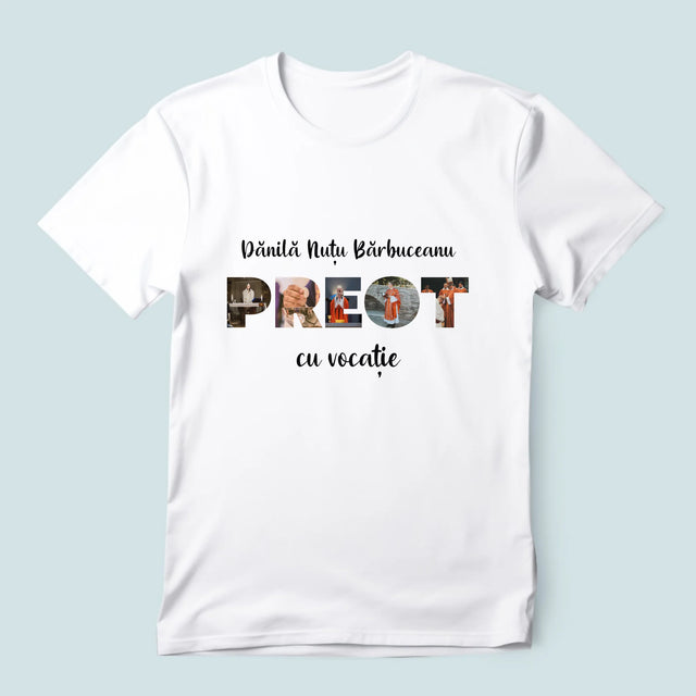 Cuvânt Din Fotografii: Un Preot Cu Vocație - Tricou Pentru Bărbați