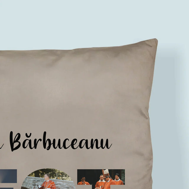 Cuvânt Din Fotografii: Un Preot Cu Vocație - Pernă (Cu Fotografie)