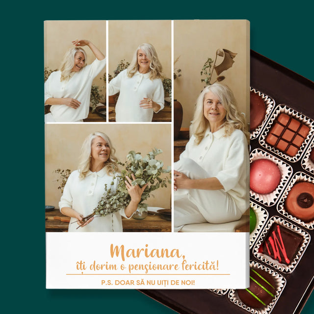 Colaj De Fotografii: Pensionare Fericită! - Praline