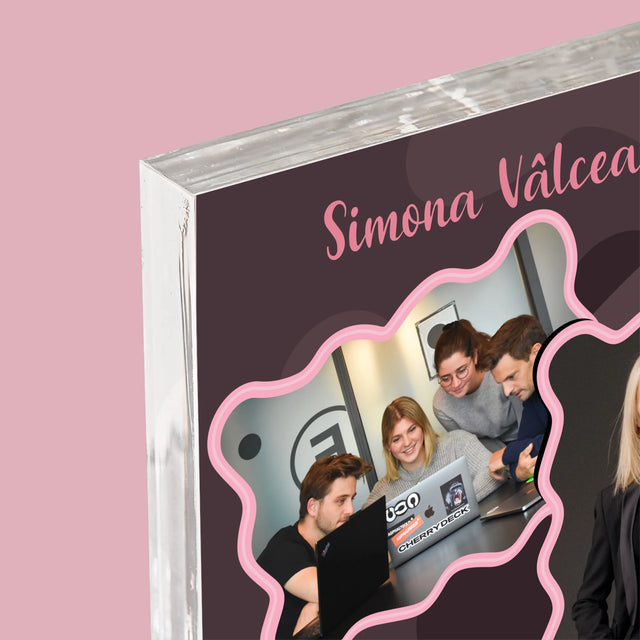 Colaj De Fotografii: Cea Mai Bună Femeie Șef - Bloc Acrilic