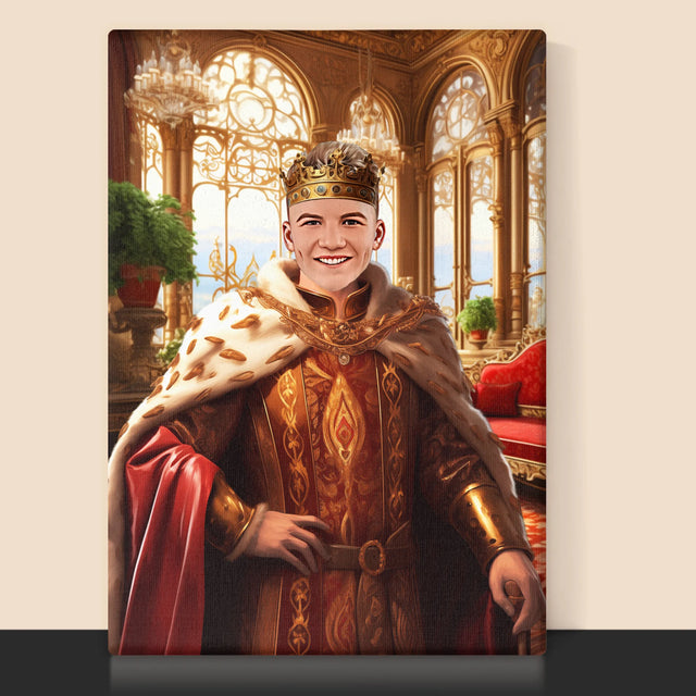 Portret Regal: Conducător - Imprimare Cu Ramă 30X40 (Verticală)