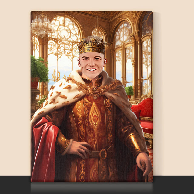 Portret Regal: Conducător - Imprimare Cu Ramă 30X40 (Verticală)