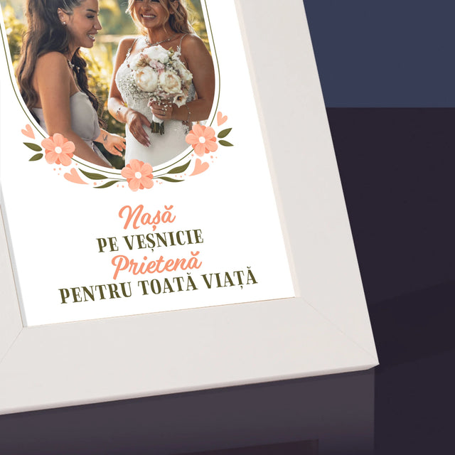 Fotografie Si Semnătură: Nașă Pe Veșnicie - Ramă Pentru Fotografii (Horizontală)