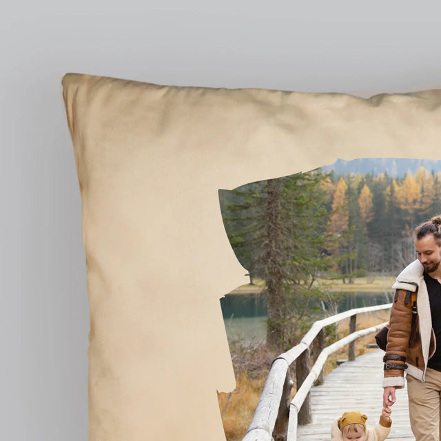 Fotografie Si Semnătură: Un Laur Pentru Tata - Pernă (Cu Fotografie)