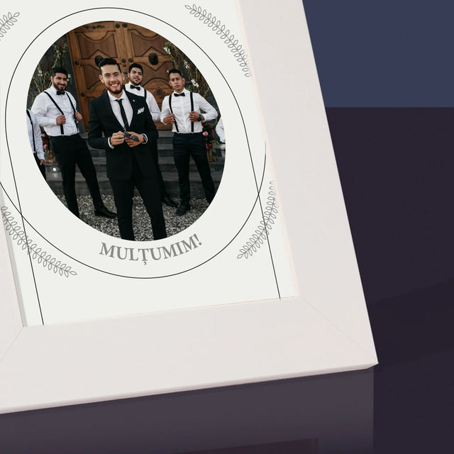 Fotografie Si Semnătură: Ați Fost Cel Mai Bun Naș - Ramă Pentru Fotografii (Horizontală)