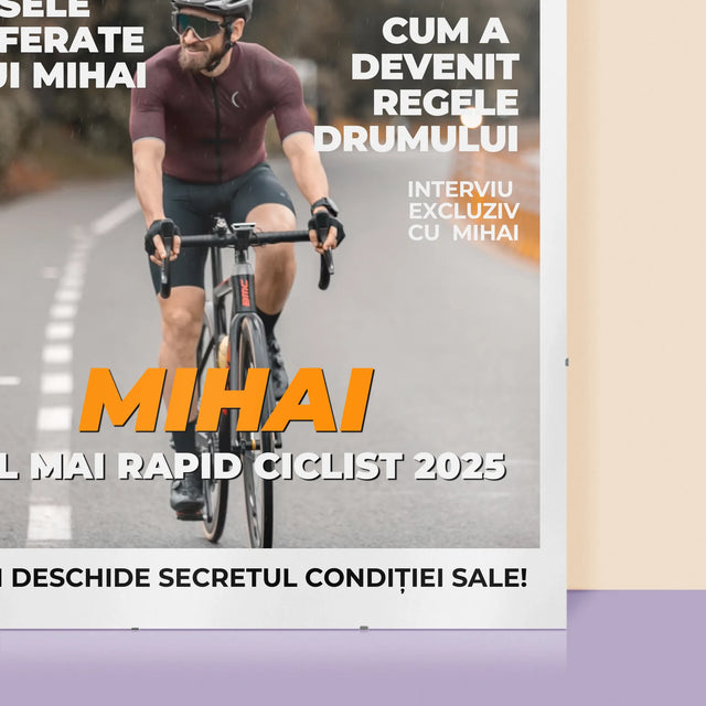 Copertă Derevistă: Cel Mai Rapid Biciclist - Poster