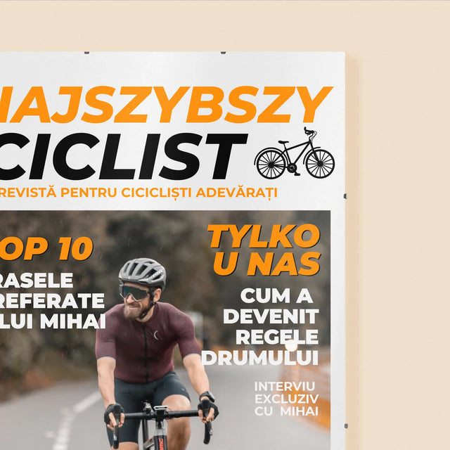 Copertă Derevistă: Cel Mai Rapid Biciclist - Poster