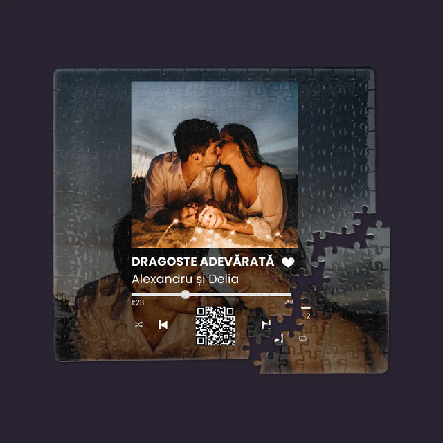 Fotografie Si Semnătură: Spotify Cu Fotografiile Tale Și Codul Qr - Puzzle