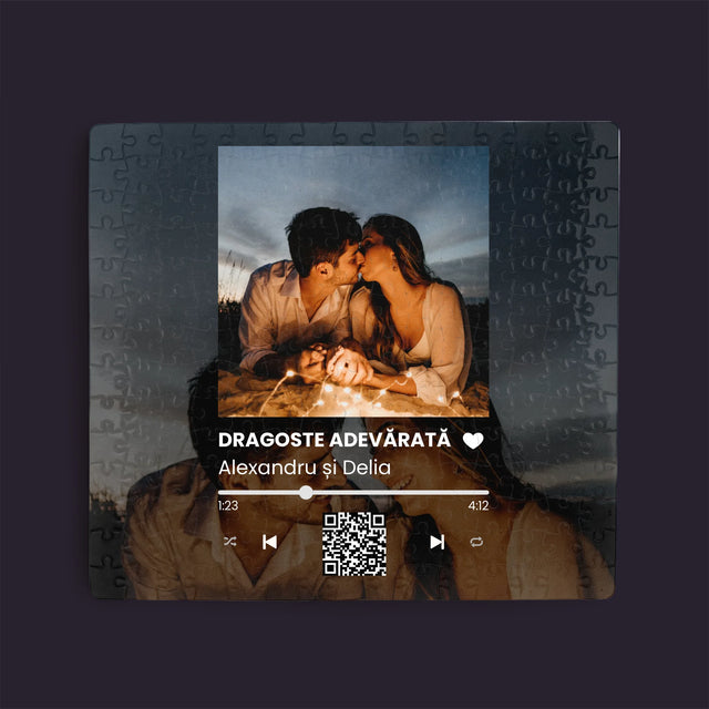 Fotografie Si Semnătură: Spotify Cu Fotografiile Tale Și Codul Qr - Puzzle