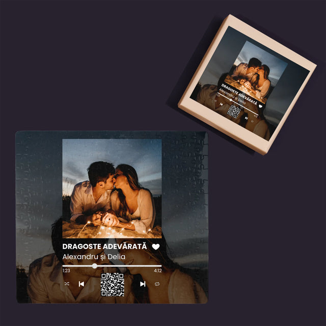 Fotografie Si Semnătură: Spotify Cu Fotografiile Tale Și Codul Qr - Puzzle