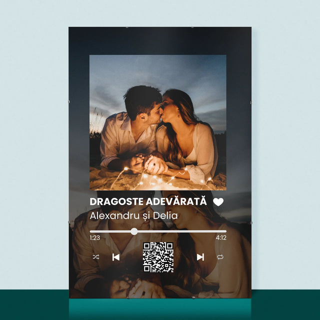 Fotografie Si Semnătură: Spotify Cu Fotografiile Tale Și Codul Qr - Poster