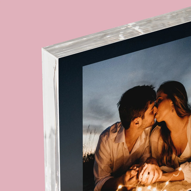 Fotografie Si Semnătură: Spotify Cu Fotografiile Tale Și Codul Qr - Bloc Acrilic