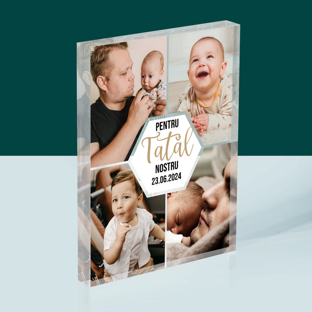 Colaj De Fotografii: Pentru Tatăl Nostru - Bloc Acrilic