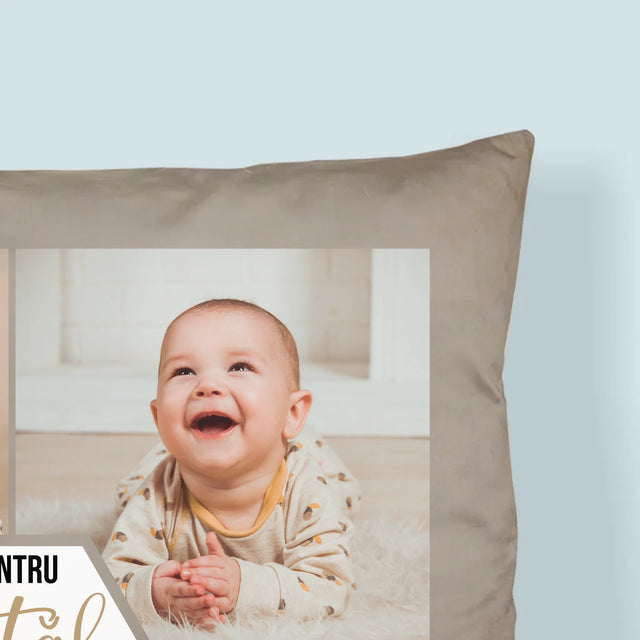 Colaj De Fotografii: Pentru Tatăl Nostru - Pernă (Cu Fotografie)