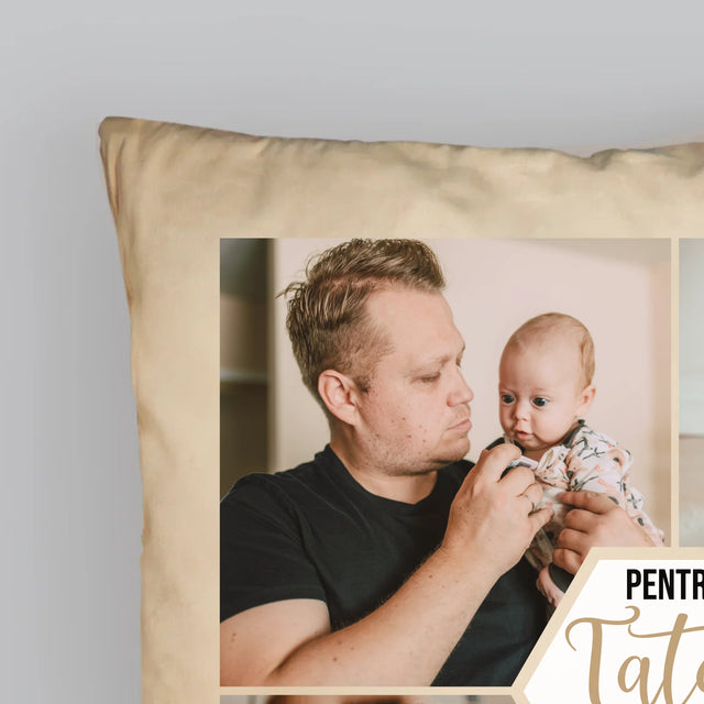 Colaj De Fotografii: Pentru Tatăl Nostru - Pernă (Cu Fotografie)