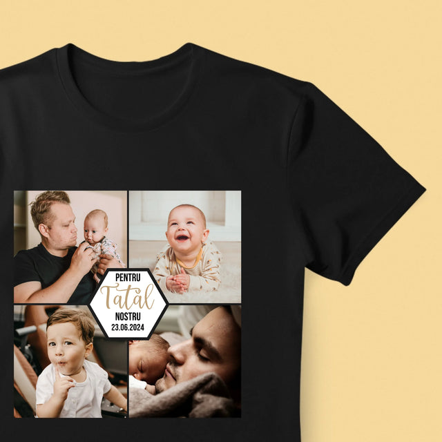 Colaj De Fotografii: Pentru Tatăl Nostru - Tricou Pentru Bărbați