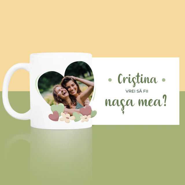 Fotografie Si Semnătură: Vrei Să Fii Martorul Meu - Cană