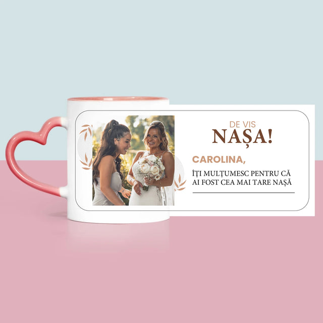 Fotografie Si Semnătură: Nașa De Vis - Cană