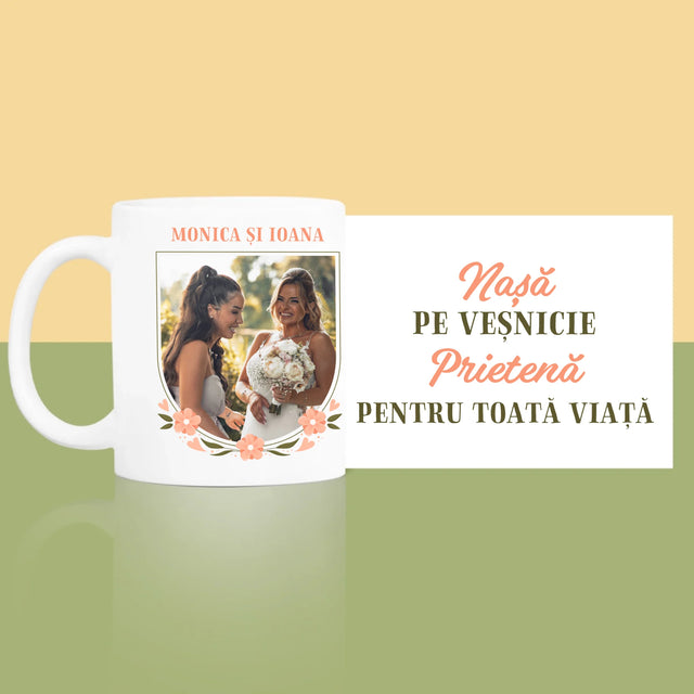 Fotografie Si Semnătură: Nașă Pe Veșnicie - Cană