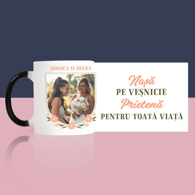 Fotografie Si Semnătură: Nașă Pe Veșnicie - Cană